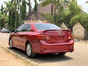 A picture of FEW MONTHS USED 2008 TOYOTA COROLLA Tokunbo standard Everything working