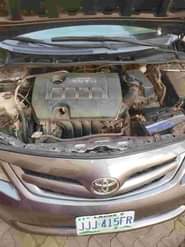 A picture of Toks standard Toyota Corolla 2012 model available for sale car