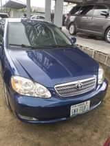 A picture of Toyota corolla 05 model for sale Everything working perfectly fine