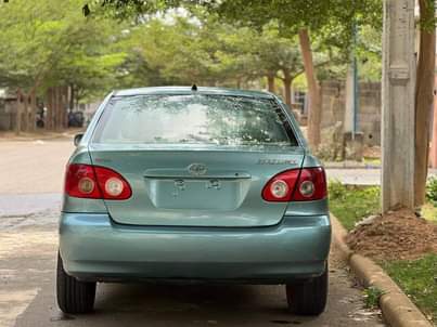 A picture of Toyota corolla