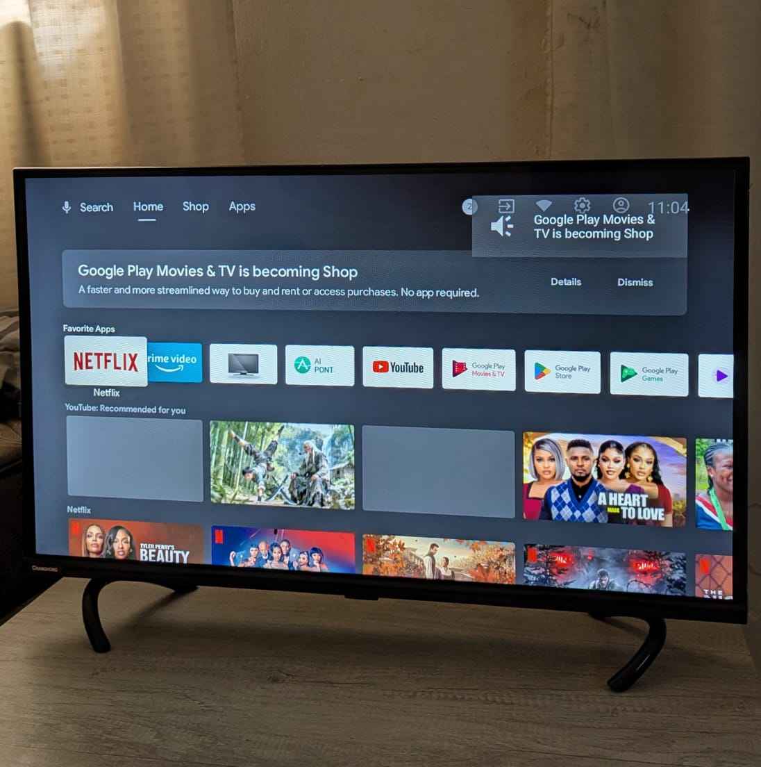 A picture of Changhong 32inch smart TV