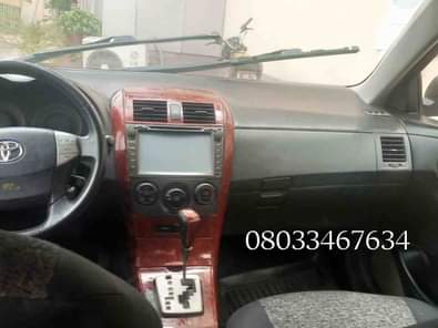 A picture of Toyota Corolla in buy and use condition Baked on first