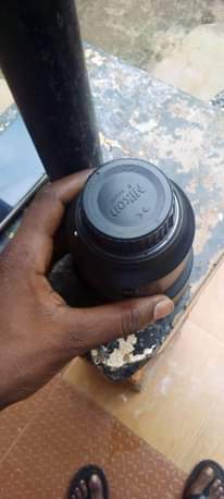 A picture of Nikon camera lens