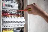 A picture of computer and electrical technician