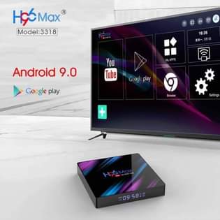 A picture of H96max android TV box