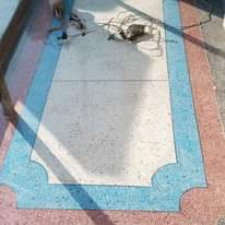 A picture of Terrazo materials