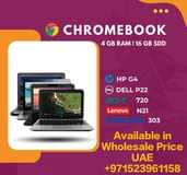 A picture of All Chromebooks are available in stock wholesale only we deal