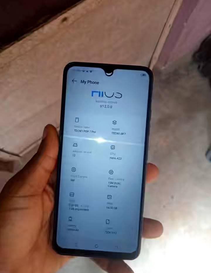 A picture of Tecno Pop 7 pro 4gb ram 64gb