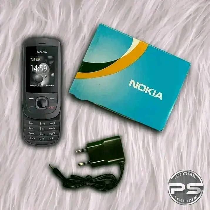 A picture of NOKIA 2220 SLIDER BRAND NEW BOXED PACK BUTTON PHONE WITH