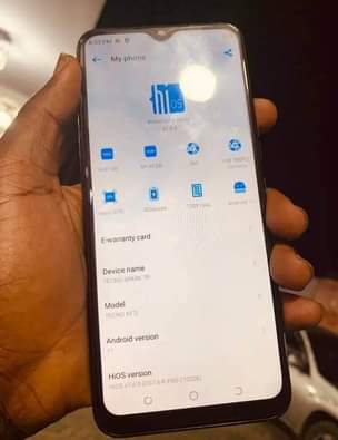 A picture of Tecno spark 7p
