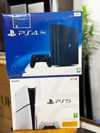 A picture of PlayStation consoles 