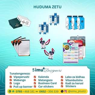 A picture of Tunatengeza Logo Mabango Posters Flyer n k