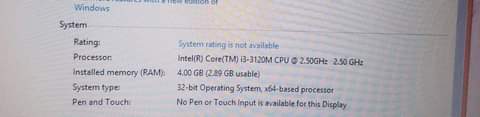 A picture of Acer i3 laptop