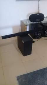 A picture of Samsung Sound Bar Bluetooth system