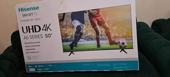 A picture of Hisense TV size 50 original smart 4k
