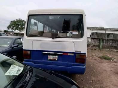 A picture of Toyota coaster bus manual transmission is available with good condition