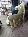A picture of 8 Seater Set Of L shape chair black and green