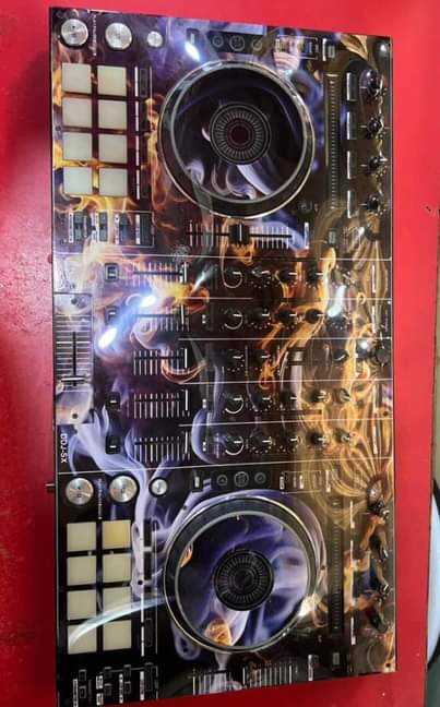 A picture of DJ equipments