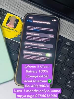 A picture of Iphone X ORIGINAL