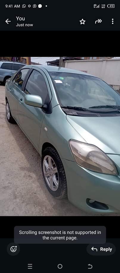 A picture of Awoo Toyota yaris year 2007 nothing to fix