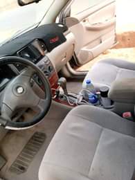 A picture of Toyota corolla for sale and everything is working perfectly well