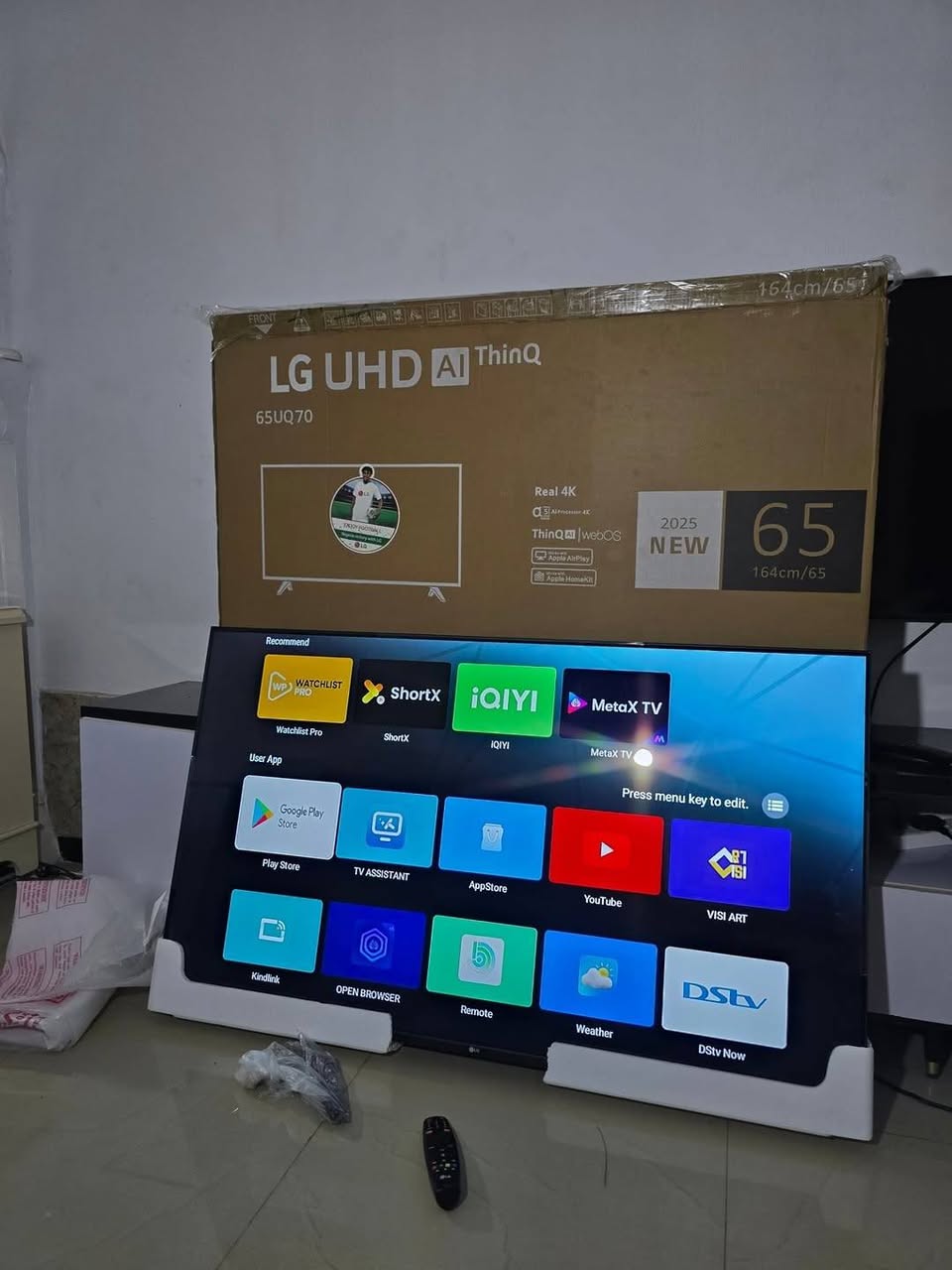 A picture of LG TV UHD 65inches at 1 3M