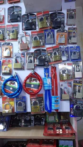 A picture of Padlocks of all sorts
