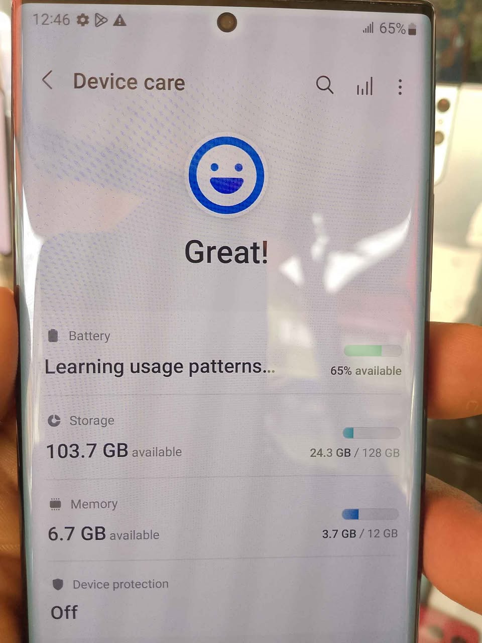 A picture of SAMSUNG NOTE 20 ULTRA