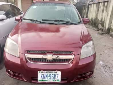 A picture of  Distress Alert Low Budget Ride Chevrolet Aveo CONDITIONS Super