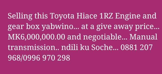 used toyota hiace