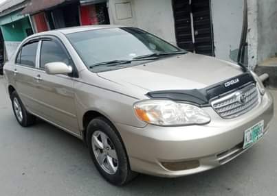 A picture of Toyota corolla 2006 Model Straight body Condition Nigerian used Smooth