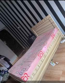 A picture of Bedframe and mattress