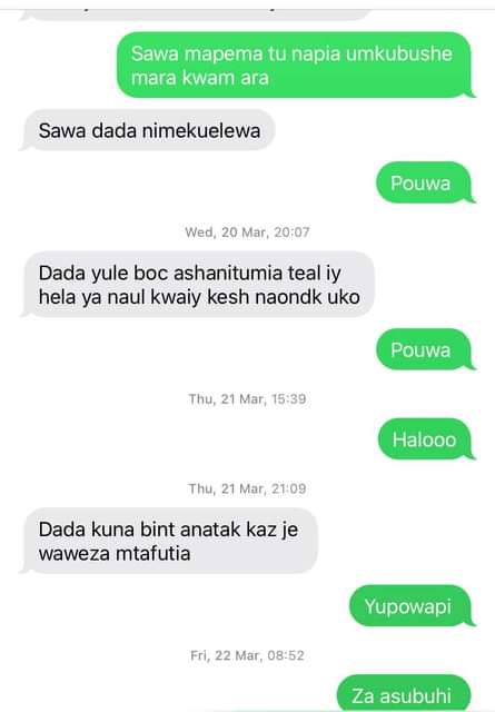 A picture of Vijana wa kazi za majumbani