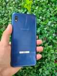 A picture of SAMSUNG A10 32GB IKO VIZURI KILA KITU INAKAA SAN NA
