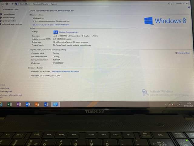 toshiba laptops