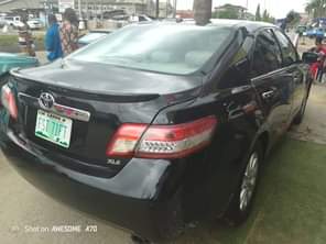 A picture of Belgium grade 2010 model Toyota Camry AKA spider witll sharp
