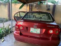 A picture of Toyota corolla 2006 Registered Painted Bumber needs painting Sound engine