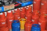 A picture of Gas cylinder of different kg