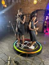 A picture of 360 photo booth