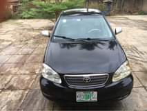 A picture of Toyota Corola 2004 model