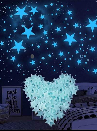A picture of Glowing stars