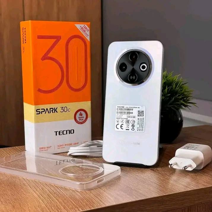 A picture of TECNO SPARK 30C BRAND NEW BOXED PACK SMARTPHONE WITH 128GB
