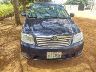 A picture of Toyota corolla