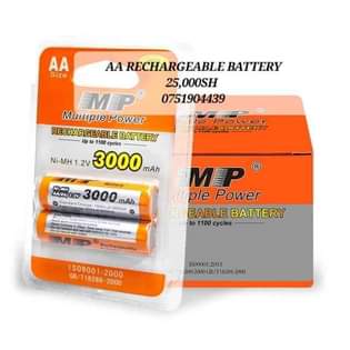 A picture of AA RECHARGEABLE BATTERIES