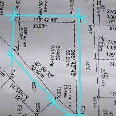 A picture of PLOT FOR SALE SIZE 34 BY 50 0989849411