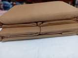 A picture of Plain cotton fitted bedsheets The package has 2 bedsheets one