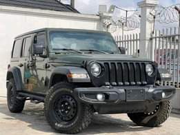 A picture of 2020 wrangler jeep Tokunbo 57m contact carlad enterprises on 09023762249.