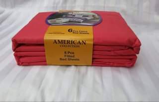 A picture of American fitted bedsheets