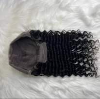 A picture of Human hair bundles and wigs