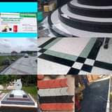A picture of Deep water tiles tarmac bore hole. And all construction work